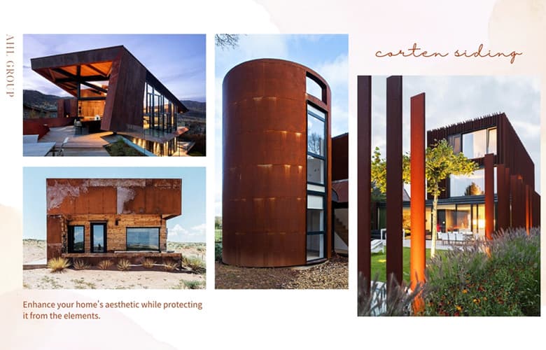 corten metal cladding